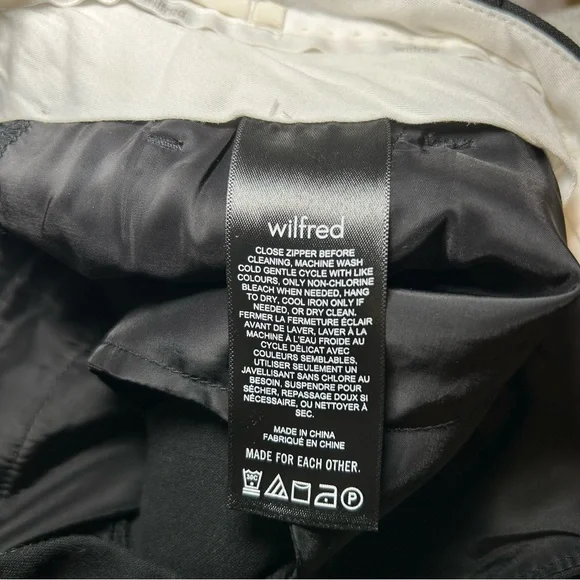 Aritzia Wilfred The Effortless Pant Black Size 2 - Picture 13 of 16